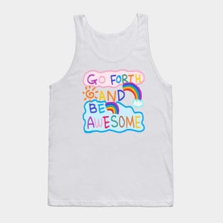 go forth and be awesome, OIL PAINTING Tank Top